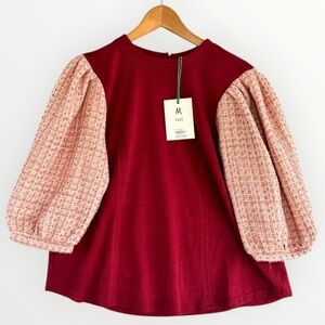 🎉5 for $45🎉 NWT Voy top blouse shirt size M